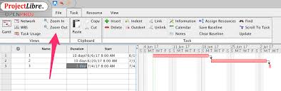 Gantt Time Scale Projectlibre