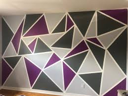 Geometric Triangle Wall Designs Wall