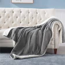 micro plush throw sherpa blanket