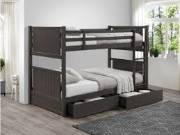myer grey king single bunk bed