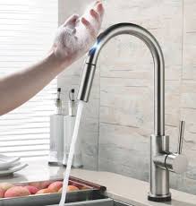 pull down touch control kitchen faucet