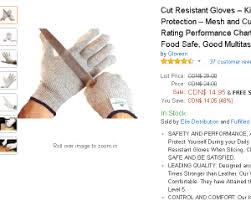 Kitchen Cut Resistant Safety Glove Knife And Mandolin Protection