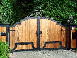 Wooden Driveway Gates Wood Clad