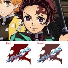 At some point, tanjiro's father died and as the oldest of. Fm Anime Demon Slayer Kimetsu No Yaiba Tanjiro Kamado Scar Cosplay Tattoo Stickers