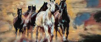 7 Running Horses Painting Vastu