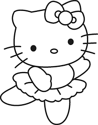 Hello kitty ausmalbilder 5, hello kitty ist eine entzã¼ckende fiktive figur, die seit 1974 die herzen regiert. Malvorlagen Hello Kitty Bild Kleine Ballerina Hello Kitty Ausmalbilder Hello Kitty Hello Kitty Ausmalbilder