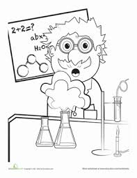 These coloring pages and worksheets feature different areas of biology as well as fun facts. Mad Scientist Worksheet Education Com