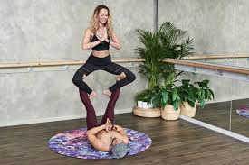 Place the base of your feet on the upper back of the other person and hold with your hands the ankles. Best Yoga Challenge Poses For 2 All Asana With Video Going Fit Unfit