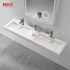 custom double sink solid surface