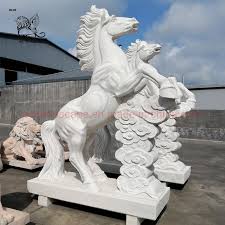China Marble Horse Sculpture And Marble