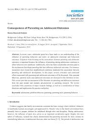 pdf influence of parenting style on children s behaviour pdf influence of parenting style on children s behaviour