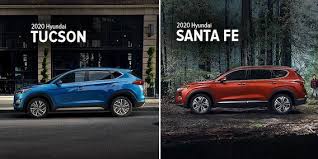 The 2022 hyundai tucson has been fully redesigned, while the 2021 hyundai santa fe arrived as a refreshed suv. 2020 Hyundai Tucson Vs 2020 Hyundai Santa Fe Wilmington Nc