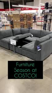 This sectional is covered in a grey coloured 100% polyester fabric paired with geometric decorative pillows to make for an eye catching feature to the set. Discover Costco Furniture S Popular Videos Tiktok