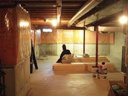 unfinished basement for drop ceiling