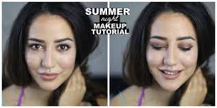 summer night makeup tutorial glam