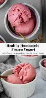 healthy homemade greek frozen yogurt