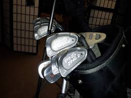 Ping Zing 2 Clubs Grips Shafts Fitting The Sand
