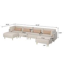 u shaped modern sectional sofa