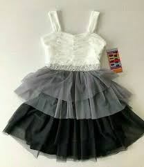 Nwt Tween Diva By Rare Editions Girl Gray Holiday Dress Rhinestones Size 7 8 14 Ebay