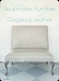 How To Reupholster Furniture With