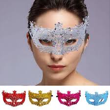 womens mens fox plastic makeup mask