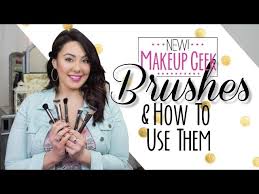 new makeup geek brushes and how to use