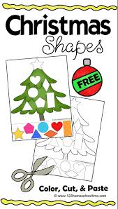 We have hit all things free + christmas for several weeks. Free Christmas Cut And Paste Shapes Worksheet