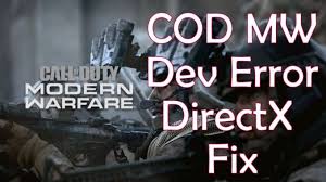 Luckily, there are several proven fixes for the problem. How To Fix Modern Warfare Directx Error