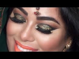 indian bridal makeup tutorial green