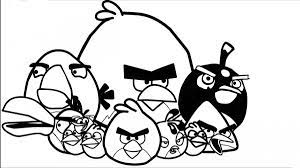 Tuyển tập tranh tô màu Angry Birds đẹp nhất cho bé - Tranh Tô Màu cho bé