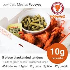 keto at popeyes low carb meal ideas