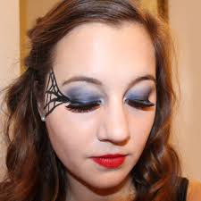 red and blue spiderman makeup