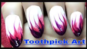How To Do Beautiful Nails Designs Using Toothpick At Home