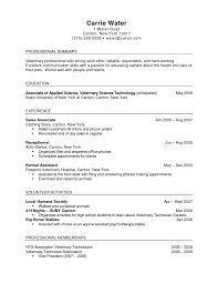 Cover Letters Veterinary Assistant Create professional resumes Free Sample Resume  Cover Pinterest