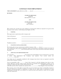 Uk Employment Contract Form Legal Forms And Business Templates