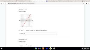 Solved Find The Slope Question 9
