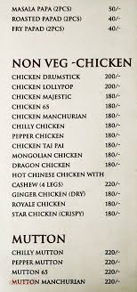 Menu Of Grand Hotel Abids Central Hyderabad Dineout