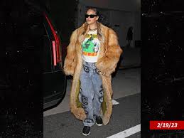 Rihanna Gifted Faux Fur Coat From Peta