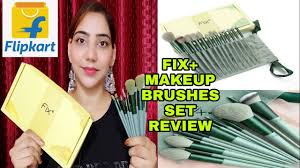 flipkart fix face makeup brushes set