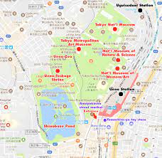 Ueno park from mapcarta, the open map. Ueno Area Map Tokyo Beyond The Guidebooks