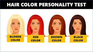 personality test your hair color