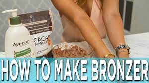 how to make bronzer out of cacao powder