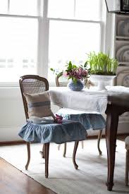 Blue French Chair Slipcovers Cedar