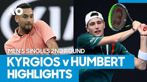We're still waiting for nick kyrgios opponent in next match. Nick Kyrgios Vs Ugo Humbert Match Highlights 2r Australian Open 2021 Youtube