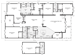 triple wide floor plans mobile homes