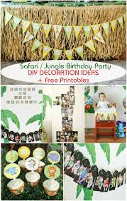 jungle themed first birthday party part