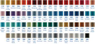 Madeira Polyneon Thread Color Chart Best Picture Of Chart