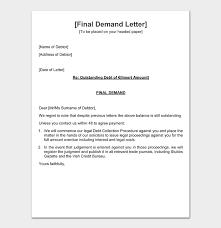 demand letter for payment templates