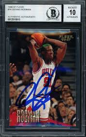 We did not find results for: Dennis Rodman Autographed 1996 97 Fleer Card 16 Chicago Bulls Auto Grade 10 Beckett Bas 12518910