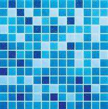 pentolex blue glass mosaic tiles for